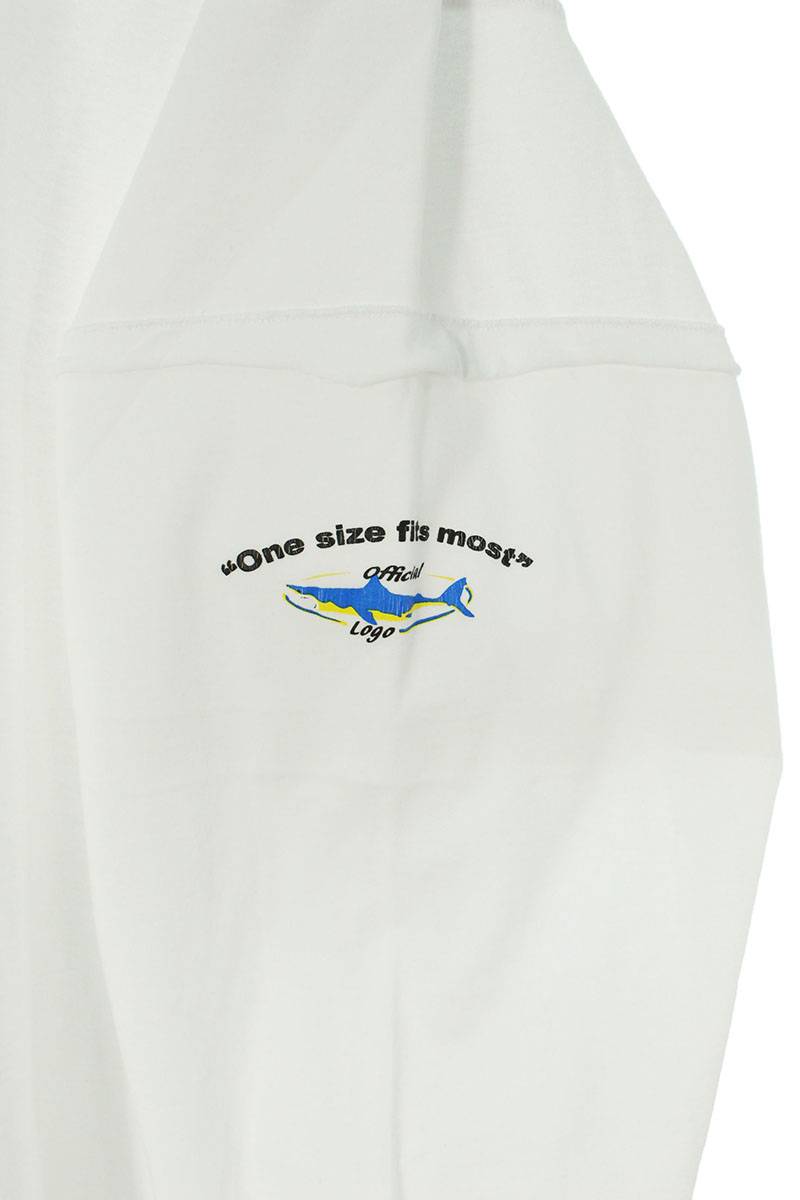 Vetements 23AW WHITE Logo Long Sleeve T-Shirt White Size S