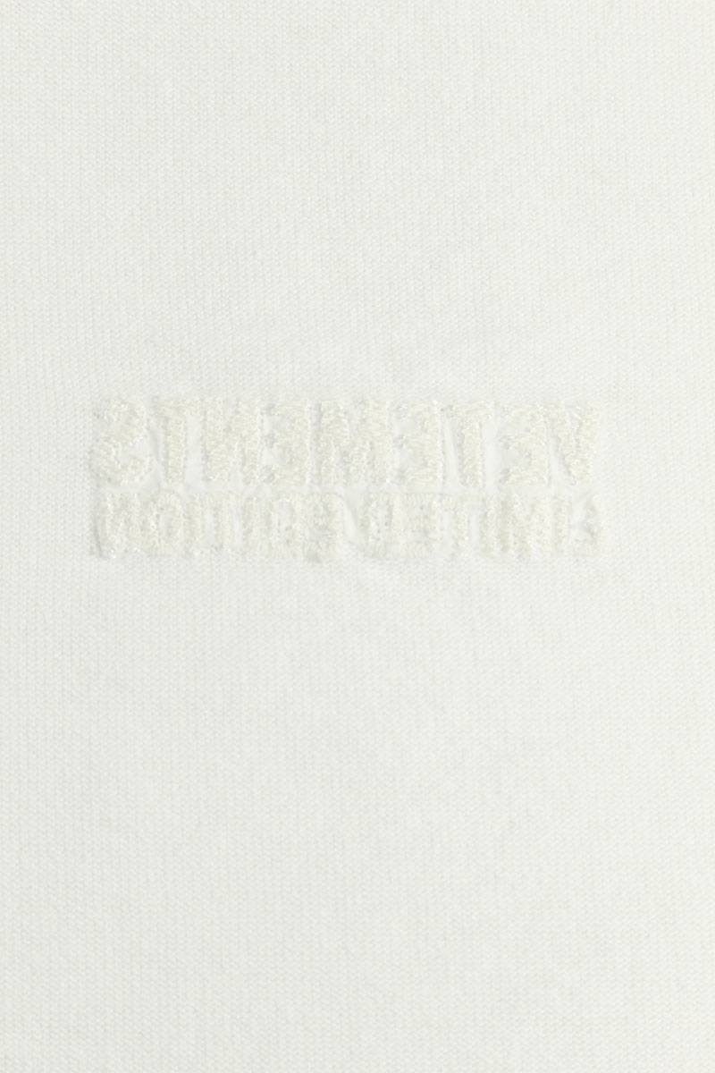 Vetements 23AW WHITE Logo Long Sleeve T-Shirt White Size S