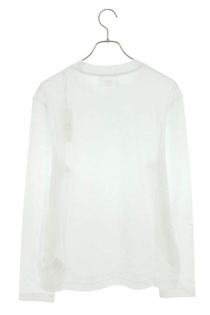 AMI 24AW Embroidered Long Sleeve T-Shirt White Size XXL