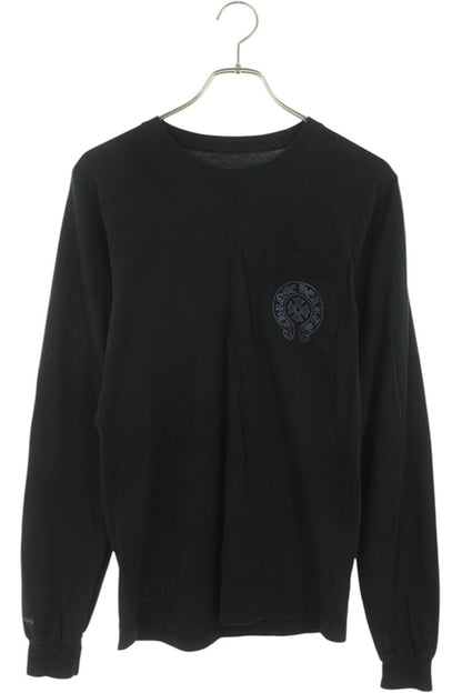 Chrome Hearts Back Horseshoe Print Long Sleeve Tee Size S