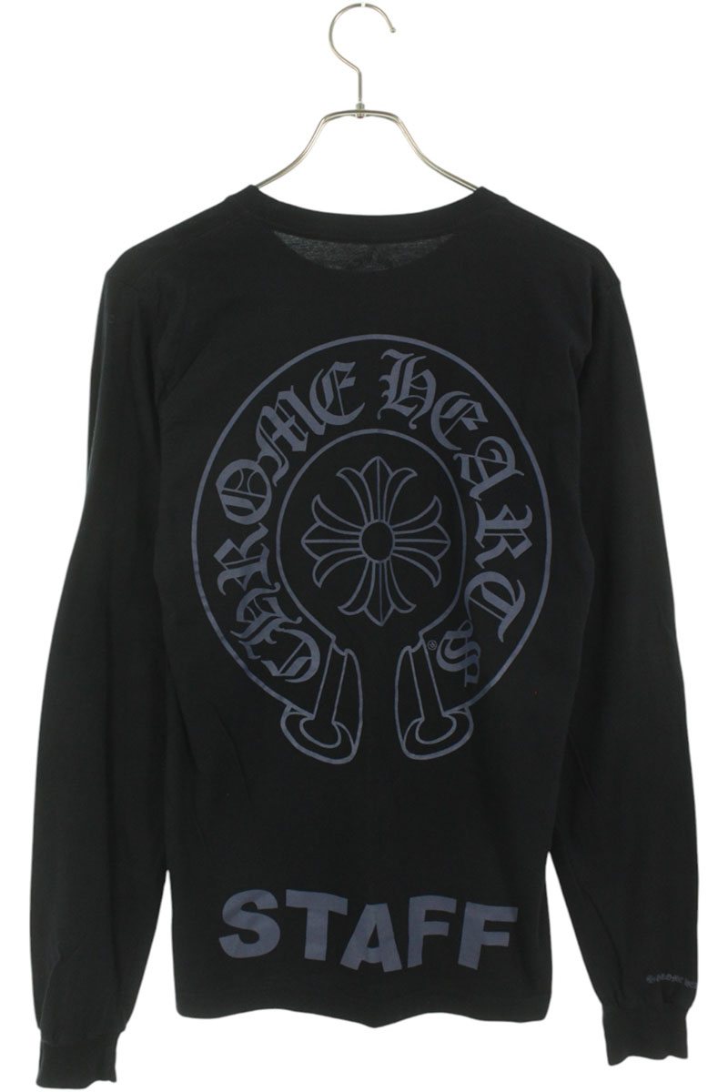 Chrome Hearts Back Horseshoe Print Long Sleeve Tee Size S