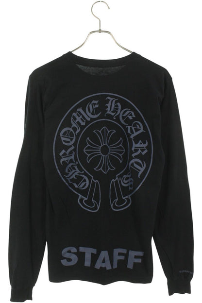 Chrome Hearts Back Horseshoe Print Long Sleeve Tee Size S