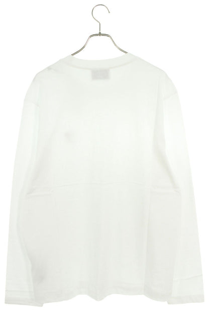 AMI Embroidered Long Sleeve T-Shirt White x Multi Size XXL