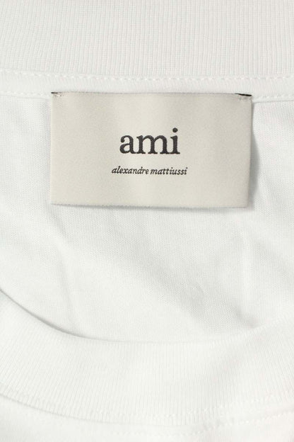 AMI Embroidered Long Sleeve T-Shirt White x Multi Size XXL
