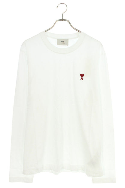 AMI Alexandre Mattiussi Heart A Embroidery Long Sleeve Tee Size L