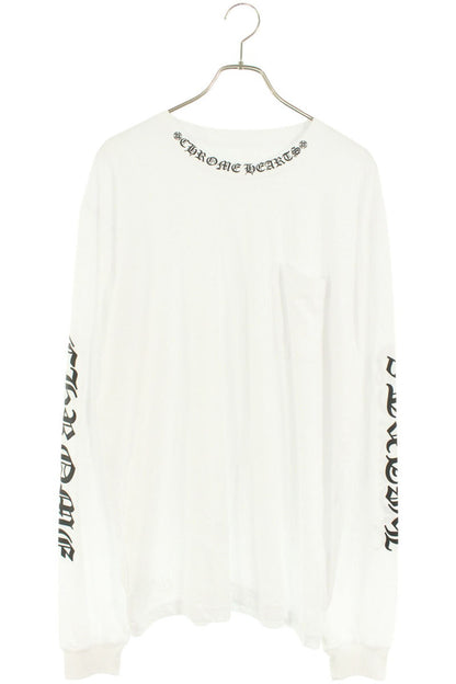 Chrome Hearts Logo Print Long Sleeve T-Shirt White Size XL