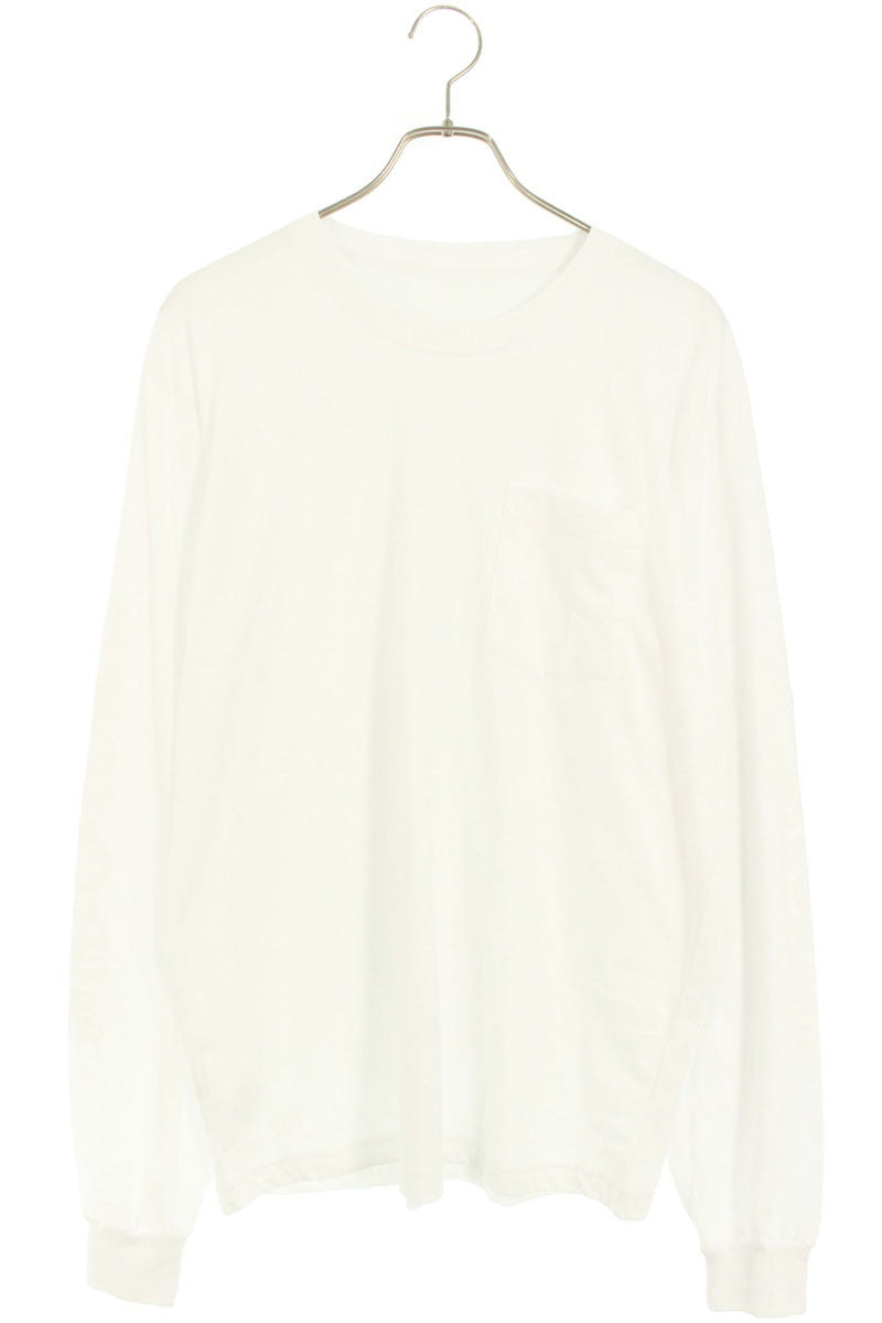 Chrome Hearts Neck Logo Print Long Sleeve Tee White Size L