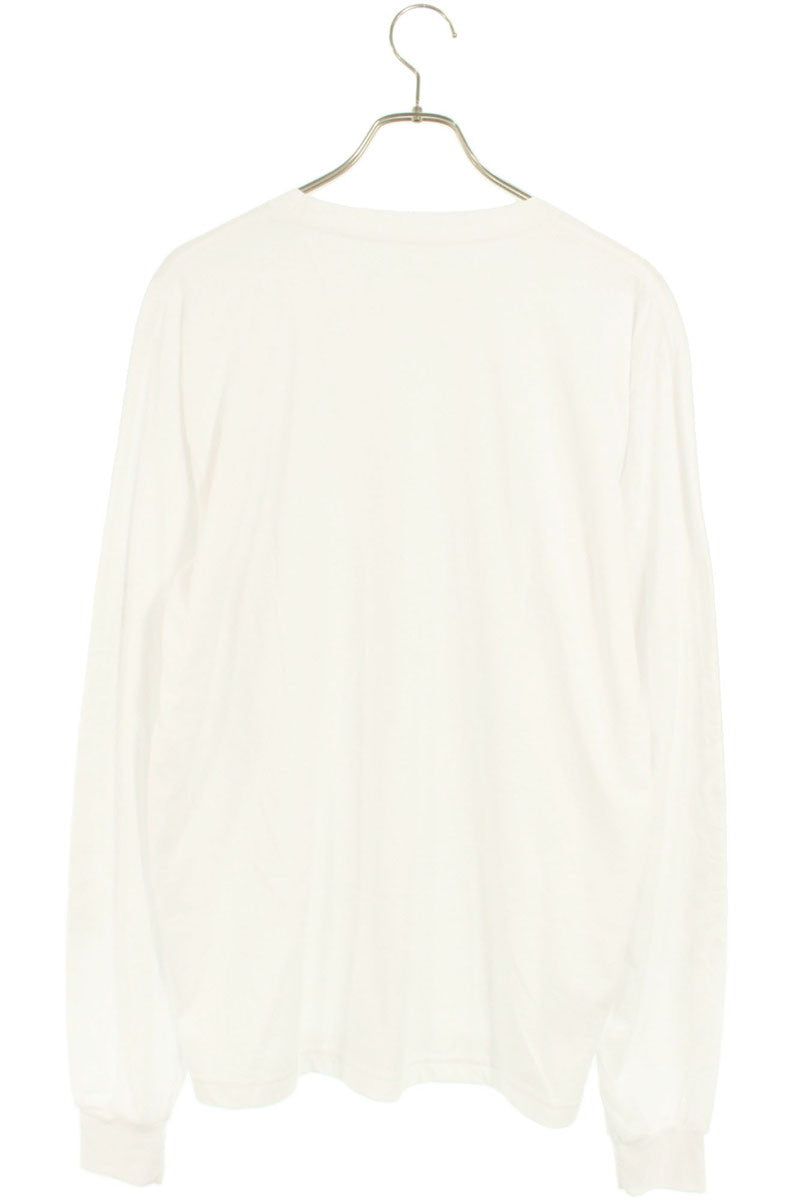 Chrome Hearts Neck Logo Print Long Sleeve Tee White Size L