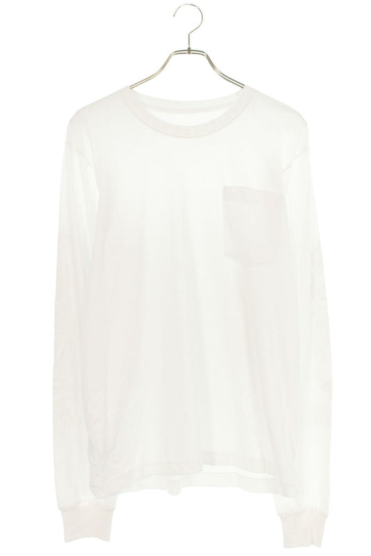 Chrome Hearts Neck Logo Print Long Sleeve Tee White Size M