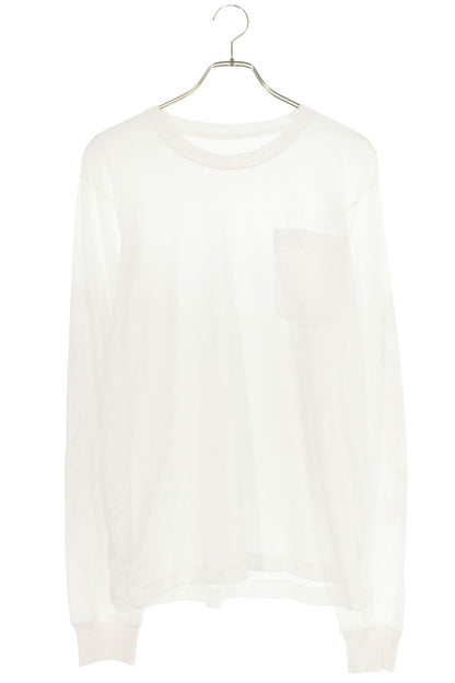 Chrome Hearts Neck Logo Print Long Sleeve Tee White Size M