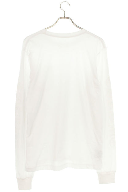 Chrome Hearts Neck Logo Print Long Sleeve Tee White Size M