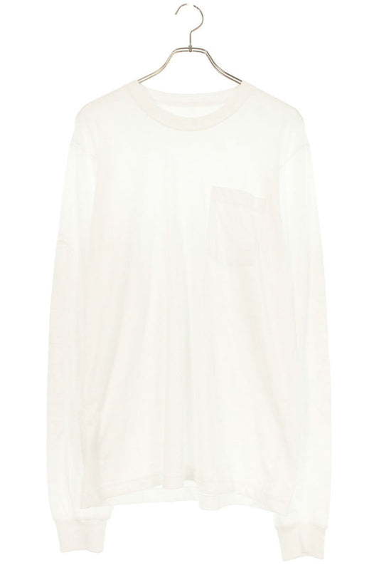 Chrome Hearts Neck Logo Print Long Sleeve Tee White Size L