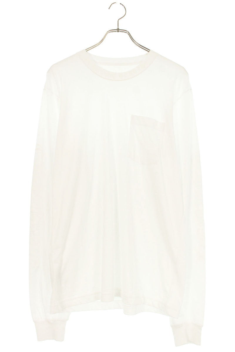 Chrome Hearts Neck Logo Print Long Sleeve Tee White Size L
