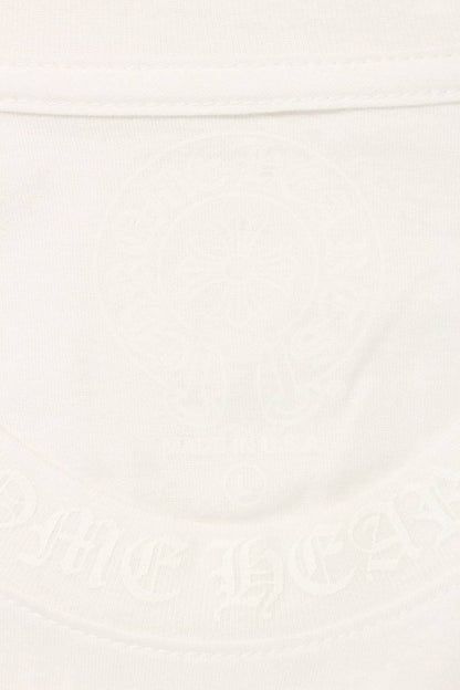 Chrome Hearts Neck Logo Print Long Sleeve Tee White Size L