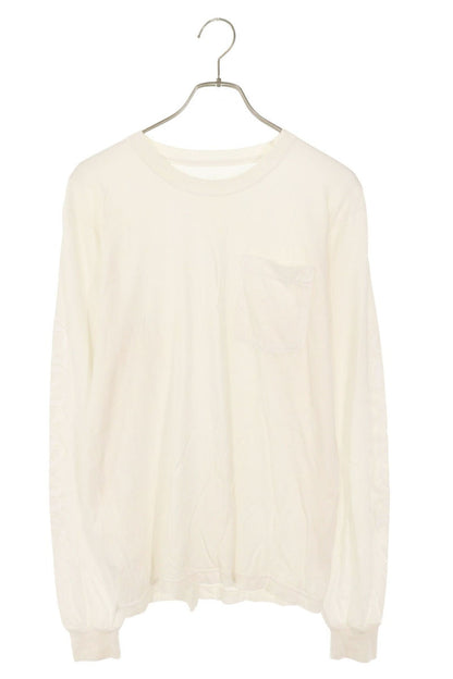 Chrome Hearts Logo Print Long Sleeve Tee White Size M