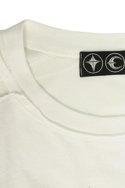THUG CLUB 24SS Logo Thermal Panel Long Sleeve Top White Size L