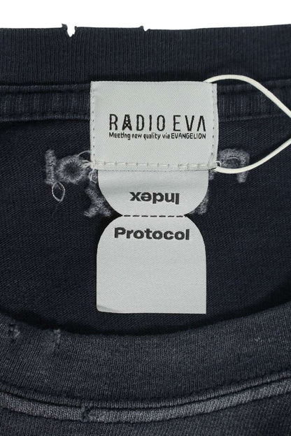 Protocol Index 25AW Print Vintage Long Sleeve T-Shirt Blue Size 1