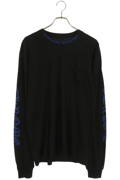 Chrome Hearts Neck Logo Print Long Sleeve Tee Size L