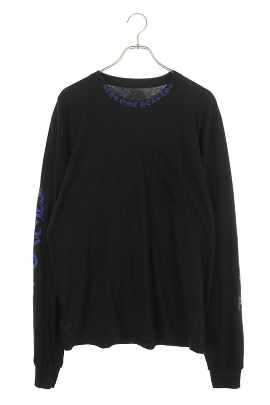 Chrome Hearts Neck Logo Print Long Sleeve Tee Multi Size L