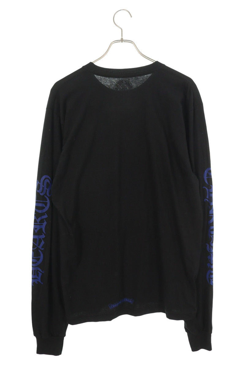 Chrome Hearts Neck Logo Print Long Sleeve Tee Multi Size L