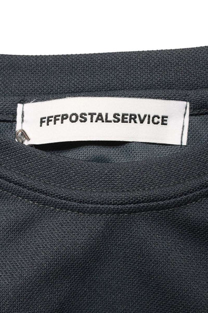 FFF POSTAL SERVICE Diffraction Knit Long Sleeve Top Gray Size M