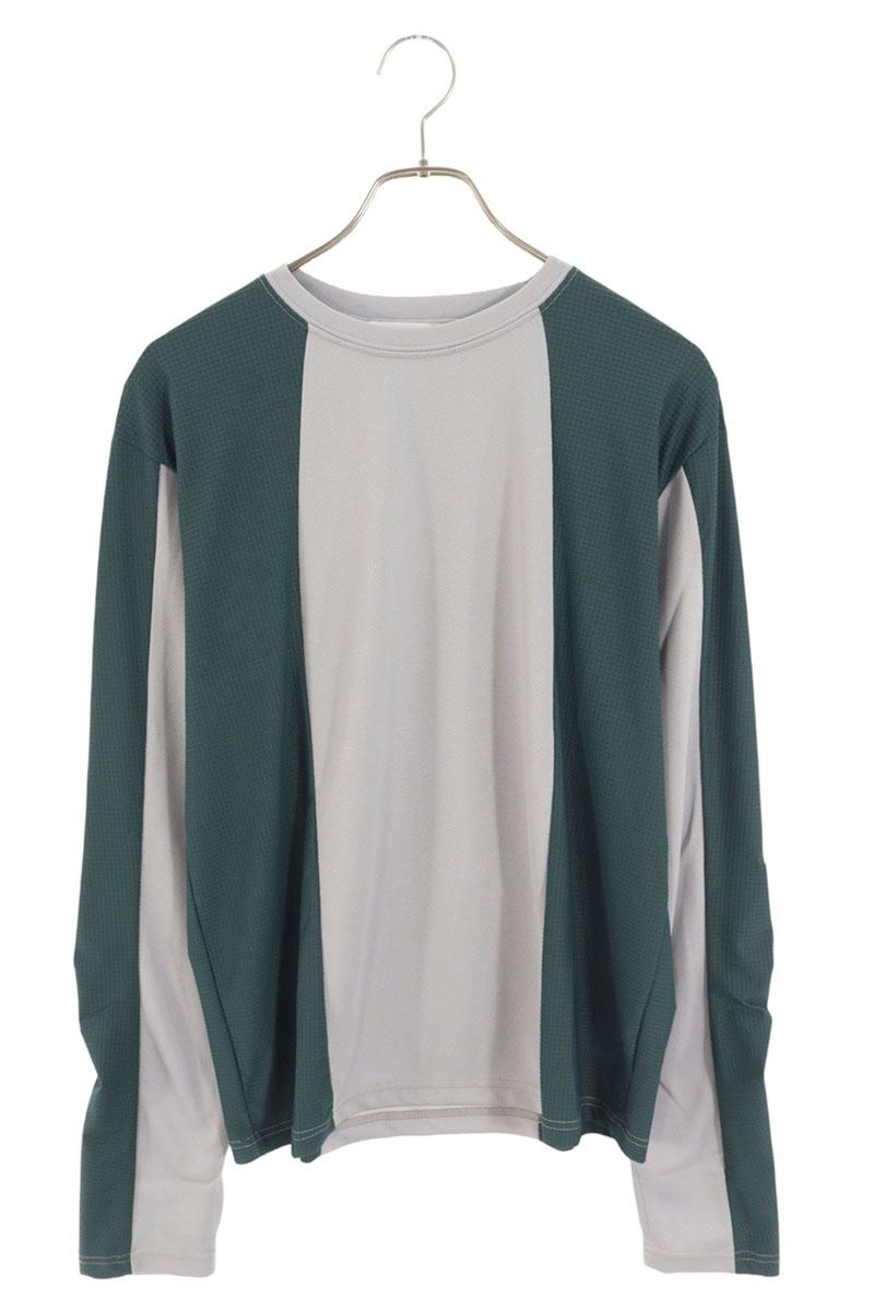 FFF POSTAL SERVICE Diffraction Knit Long Sleeve Top Multi Size M