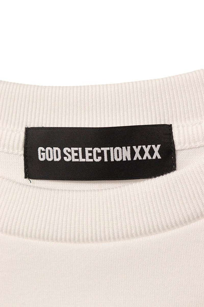 GOD SELECTION XXX Graphic Logo Long Sleeve Tee White Size L