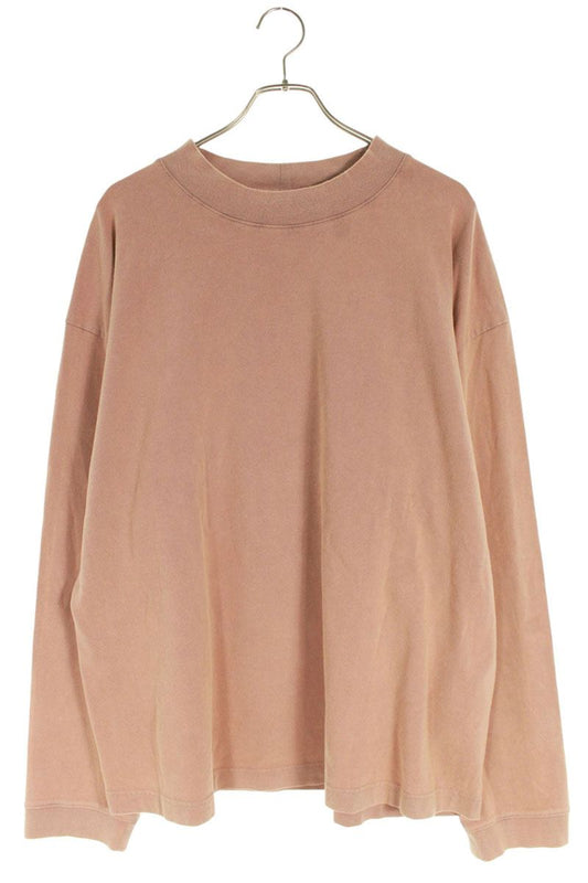 ACNE STUDIOS Relaxed Fit Back Logo Long Sleeve T-shirt Pink Size L