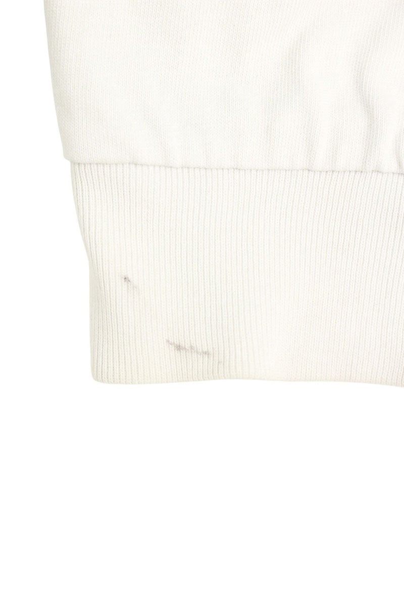 GIVENCHY Logo Print Cotton Long Sleeve Top White Size XL