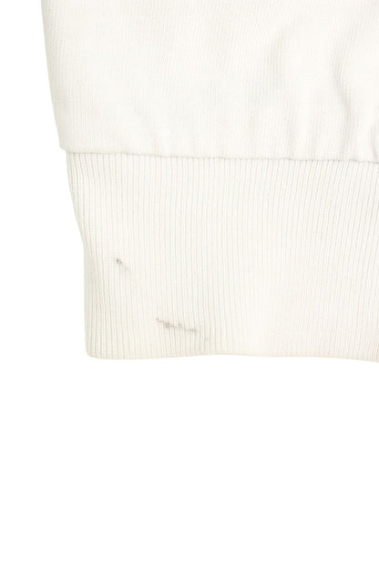GIVENCHY Logo Print Cotton Long Sleeve Top White Size XL