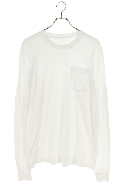 Chrome Hearts Neck Logo Print Long Sleeve Tee White Size L