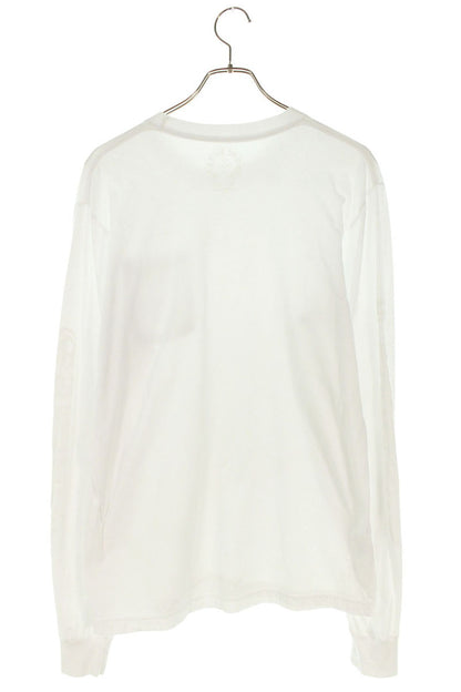 Chrome Hearts Neck Logo Print Long Sleeve Tee White Size L