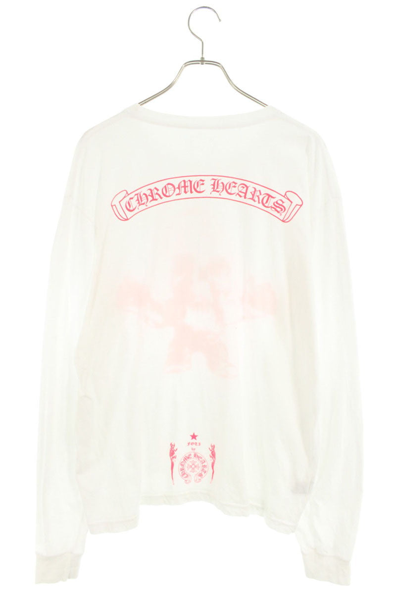 Chrome Hearts Print Long Sleeve T-Shirt White Size XL