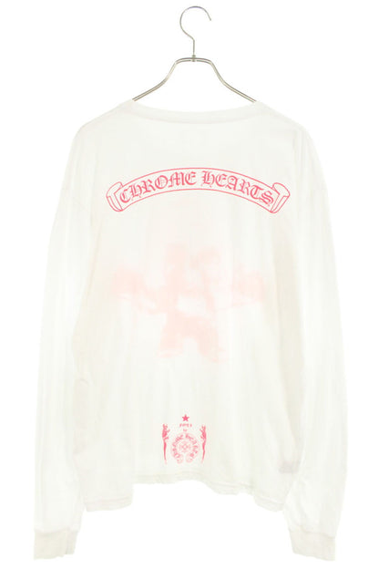 Chrome Hearts Print Long Sleeve T-Shirt White Size XL