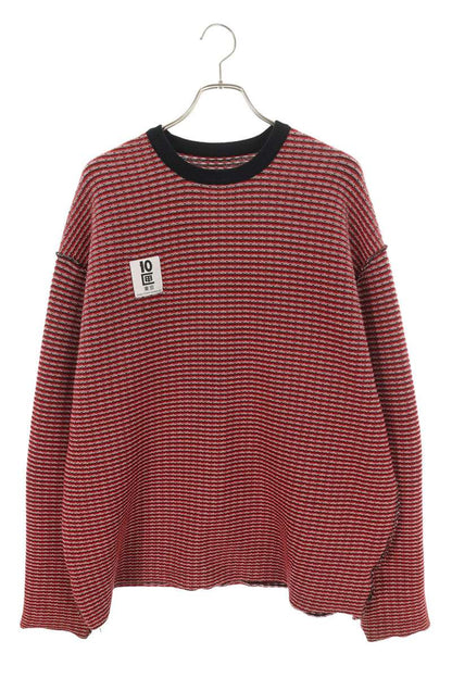 TENBOX Red Reversible Chameleon Sweater Long Sleeve Size XL
