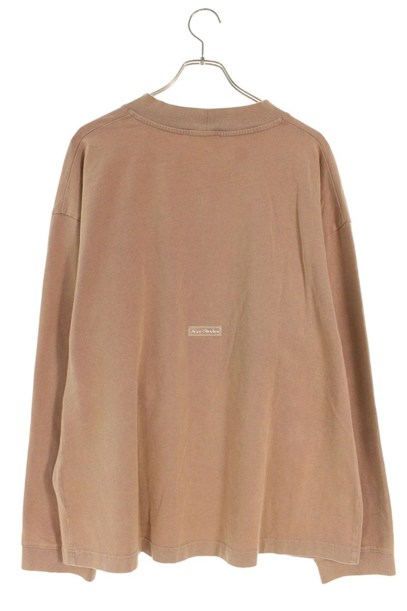 ACNE STUDIOS Mock Neck Long Sleeve T-shirt Pink Size M