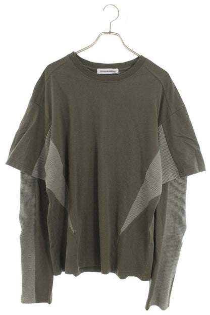 FFF POSTAL SERVICE Diffraction Knit Layered Size M