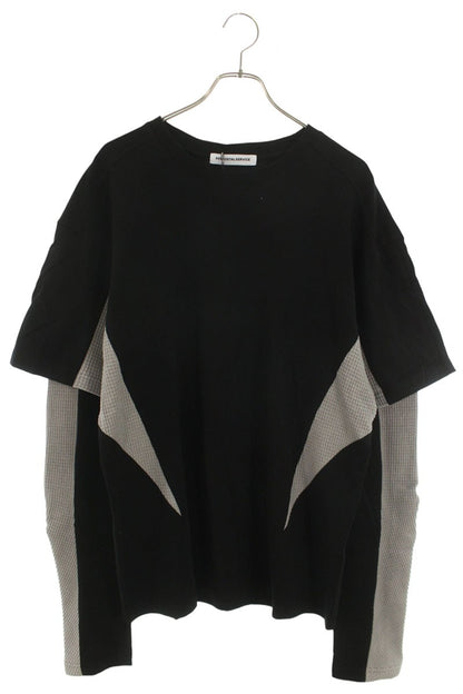 FFF POSTAL SERVICE Diffraction Knit Layered Size L