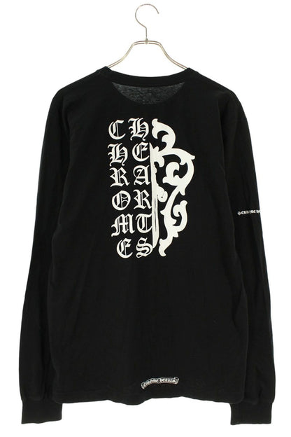 Chrome Hearts Back Dagger Print Long Sleeve Tee Black Size L