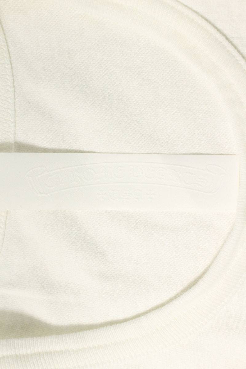 Chrome Hearts Y NOT Logo Embroidered Long Sleeve Tee White Size L