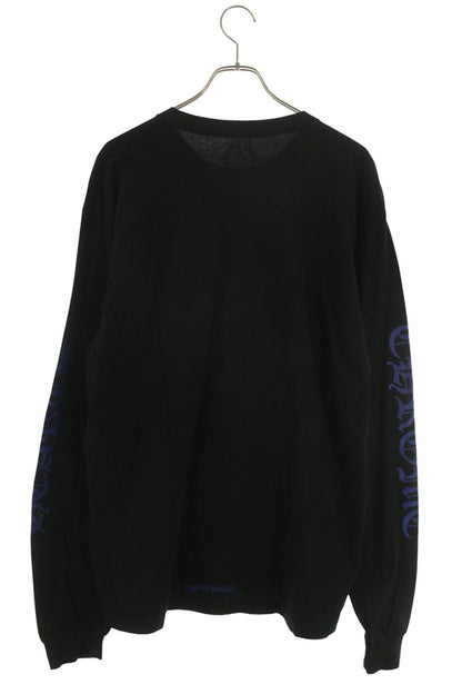 Chrome Hearts Neck Logo Long Sleeve Tee Black/Blue Size XL