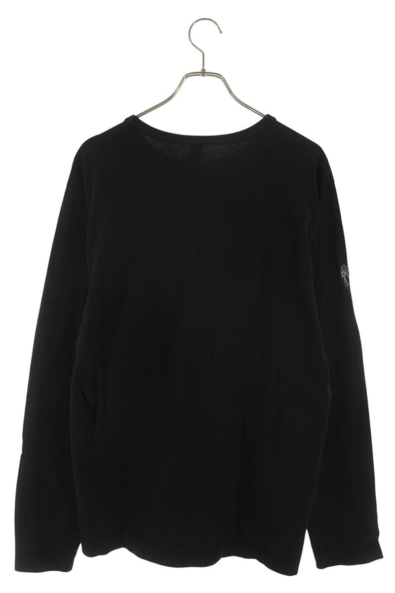 Chrome Hearts Y NOT Long Sleeve Pocket Tee Black Size L