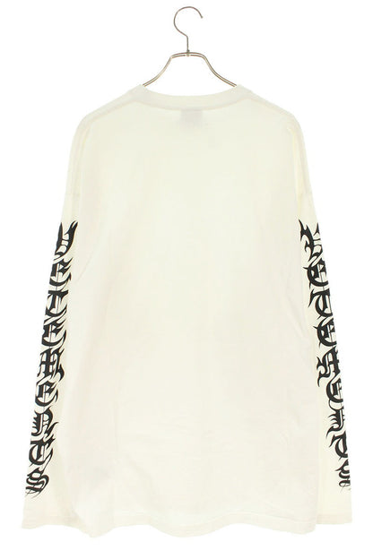 Vetements 22AW Logo Long Sleeve T-Shirt White Size M