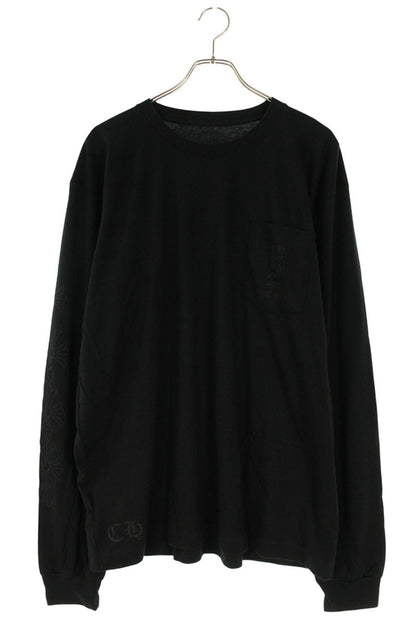 Chrome Hearts Miami Ltd. Sleeve Logo Long Sleeve Tee Black Size XL