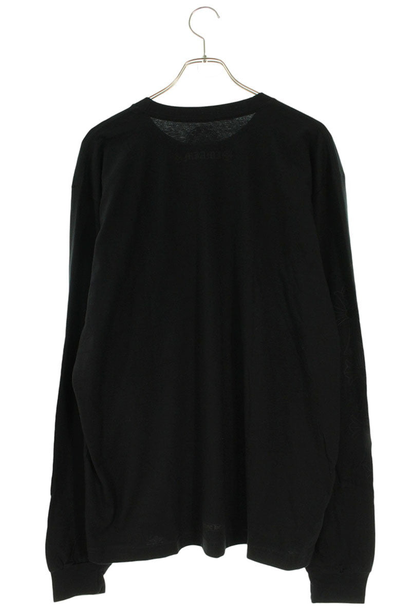 Chrome Hearts Miami Ltd. Sleeve Logo Long Sleeve Tee Black Size XL