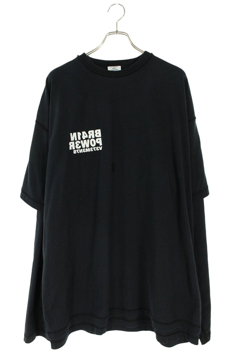 Vetements 24AW Long Sleeve T-Shirt Black Size S
