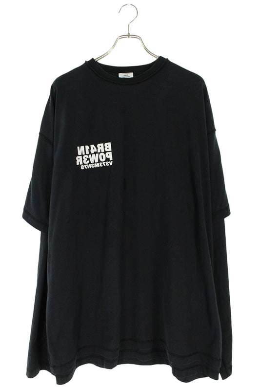 Vetements 24AW Long Sleeve T-Shirt Black Size S