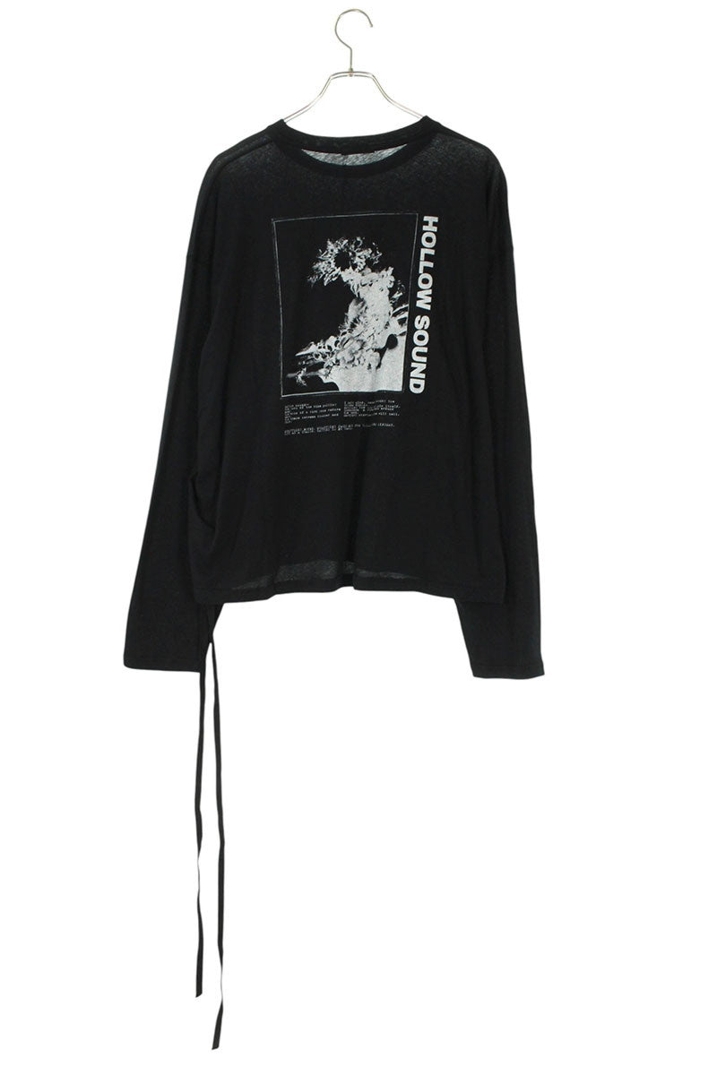 ANN DEMEULEMEESTER 26SS Back Print Cotton Long Sleeve Size L
