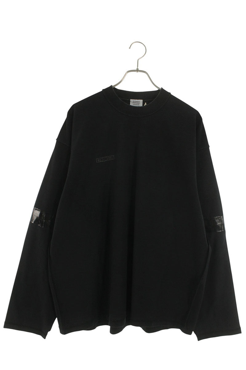 Vetements 26SS Long Sleeve T-Shirt Black Size M