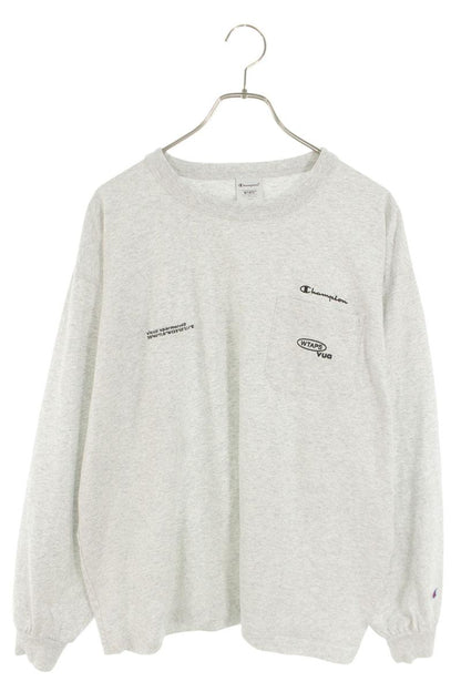 Wtaps x Champion Long Sleeve T-Shirt Gray Size L